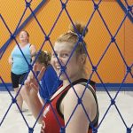 Another player having fun during a volleyball game-Bunbury Indoor Beach Volleyball-08 9726 0200