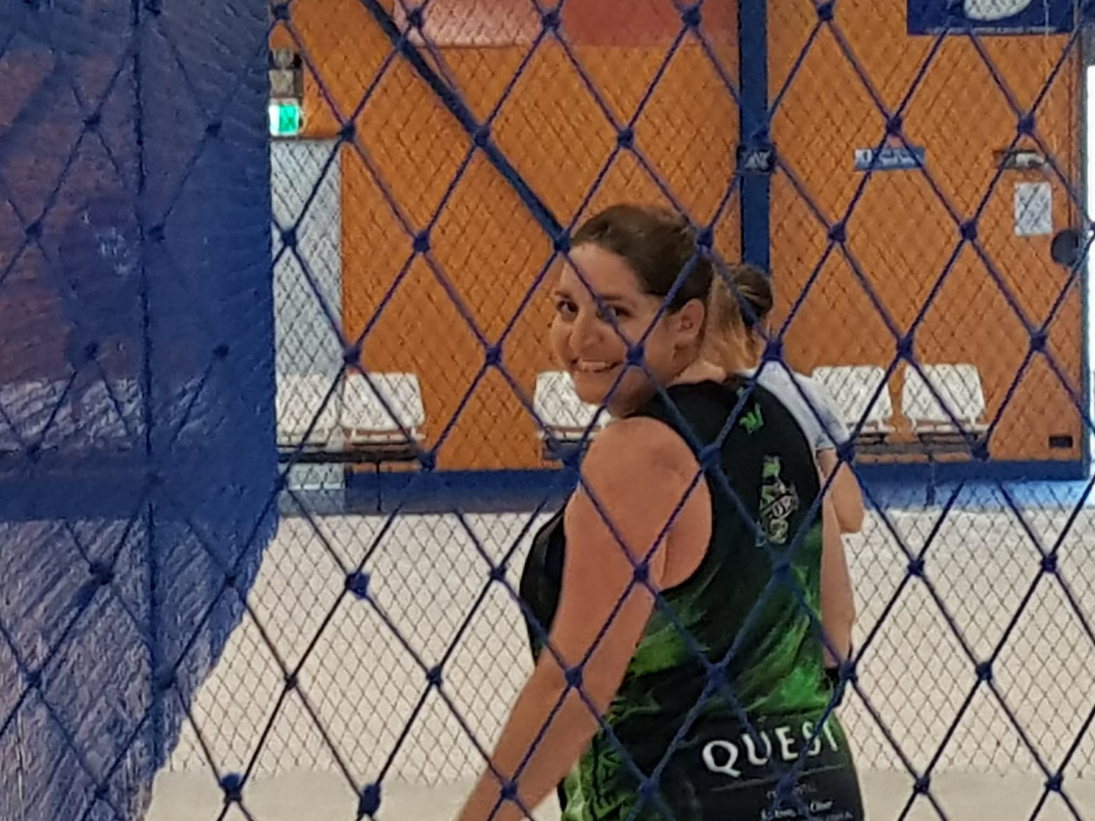 player having fun during a volleyball gameBunbury Indoor Beach