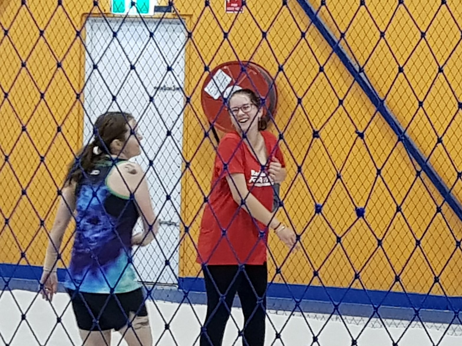 players having fun during a volleyball gameBunbury Indoor Beach
